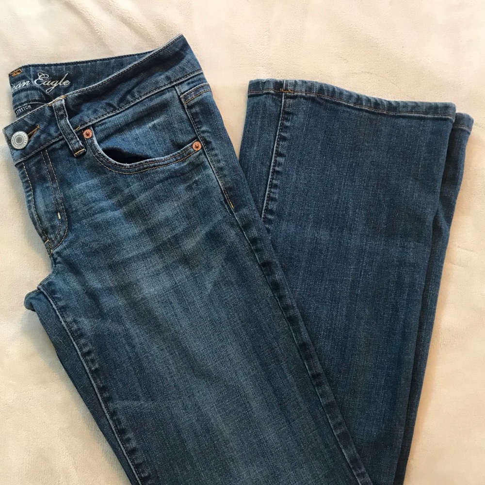 AE Favorite boyfriend jeans.